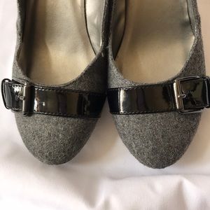 Wool gray heels 7.5